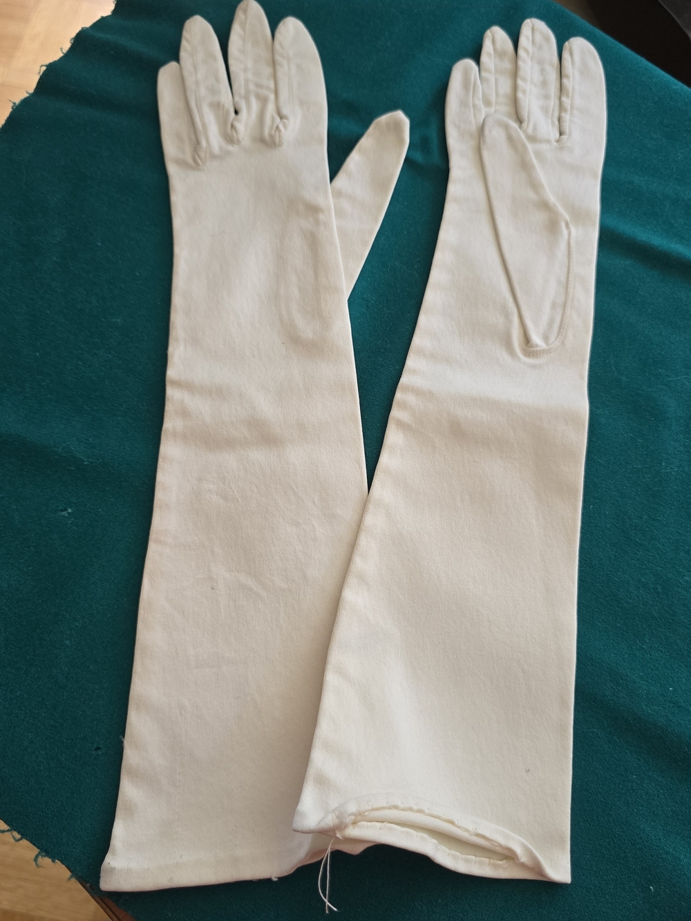 Geo. Morgan Gloves Ltd. - Vintage Nylon Opera Gloves, Made in Canada